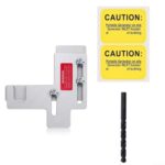 HEIBTENY Generator-Interlock-Kit für Murray & 150/200 Ampere-Panels, Aluminiumlegierung, elektrische Sicherheitsverriegelung mit Bohrer, Schrauben und Etiketten, einphasiger Schaltkreis