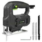 GALAX PRO Elektro-Stichsäge 400W, 3000 SPM, ±45° Winkelschnitt, Feststellknopf, mit für Holz, Metall und Kunststoff