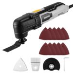 Oszillationswerkzeug 300W: DEKOPRO Multifunktionswerkzeug,3000-22000 RPM,6 Drehzahlen,3°Oszillationswinkel,Mit 3 Klingen für Holz,Kunststoff,Metall – multimaster für Zum Schneiden,Schleifen,Schaben