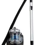 Amazon Basics Zylinder-Staubsauger, leistungsstark, kompakt und leicht, ohne Beutel, für Hart- und Teppichböden, HEPA-Filter, 700 W, 1,5 l, EU, Schwarz/Blau