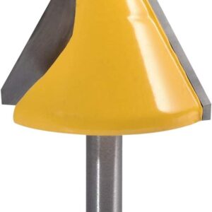 KATUR Fasen- und Kantenfräser 30 Grad, Hartmetall-Fasenfräser mit 1/4 Zoll Schaft, Holzfräser (1/4" Schaft 30 Grad)