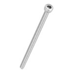 25 Stück Zylinderschrauben mit Innensechskant - [M4-0,7 x 80mm] 304 Edelstahl Vollgewinde Innensechskantschraube Antrieb für Elektromotor 3D-Druck Lüfter Motorenaustausch, Silber