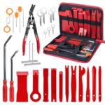 MumdoYAL 28 Stück Auto Werkzeug,Hebelwerkzeug Auto,Karosserie Werkzeug,Zubehör Befestigung Clips Removal Reparatur Werkzeuge