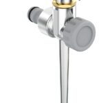 Brandson - 360 Grad Impulsregner aus Metall - 3/4 Zoll Rasensprenger rotierend - Gartensprinkler Intervall Impulsregner - hohe Reichweite – Adapter Schnellkupplung – Sprinklersystem