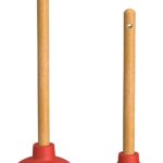 Nirox 2er Set Saugglocke - Pümpel mit 110 & 140 mm Durchmesser - Pömpel mit starker Saugleistung - Abflussstampfer inkl. Holzgriffe - Chemiefreier Ausgussreiniger