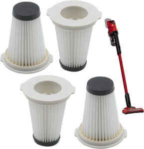 4 Pack Faltenfilter kompatibel mit Einhell TE-SV18 Li Cordless Handstaubsauger 2347180