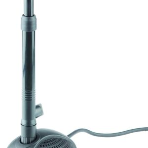 Pontec 56719 PondoVario 1000 - Wasserspielpumpe für den Einsatz in Gartenteich und Zierbrunnen / Teichpumpe / erzeugt vier unterschiedliche Fontänen, Dunkelgrau