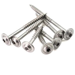 Tellerkopfschrauben 5,0 x 40 mm (50 Stück) Edelstahl A2 mit Torx-Antrieb (TX 25) und ETA Zulassung (Holzbauschrauben)
