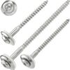 100 Stück SCREW REBEL Spenglerschrauben 4,5 x 40 mm - Edelstahl A2, Inox mit EPDM-Dichtscheibe Ø15mm TX 20 7 61c2IdE1tgL. SL1500