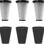 3er-Pack HEPA-Filter für Vexilar C8 kabelgebundenen Staubsauger, waschbar und wiederverwendbar, Hochleistungs-Filtrations-Zubehörset