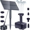 Biling Solar Brunnenpumpen Solar Springbrunnen für Außen, Teichpumpe Solar Wasserspiel Solarbrunnen für Draussen mit Filter Solarpumpe für Brunnen 6 Düsen für Kolibribad, Teich, Pool, Aquarium 7 61sZSY7RmL. AC SL1001