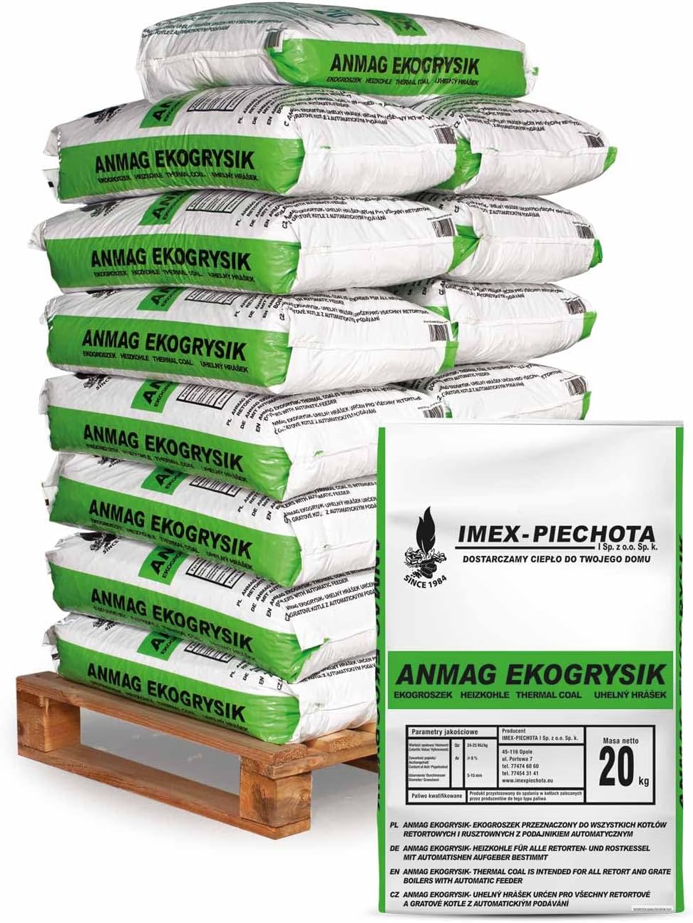 Steinkohle sehr fein 5-15mm (300 kg Palette) – Anthrazit-Nusskohle in Premiumqualität – Effiziente Wärme zum Schmieden und für automatische Heizanlagen – Hoher Heizwert & saubere Verbrennung – Bild 2