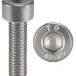 Schrauben Edelstahl M10 x 30 mm Zylinderkopf BTR Ø 10 x 30 mm | Schrauben M10 x 30 mm CHC Innensechskant (Inbusschlüssel) | Edelstahl A2-70 (V2A/304) | ISO 4762 / DIN 912: 5 Stück ProRaje