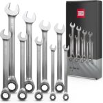 INBUS® 74377 Maul-Ringratschenschlüssel Set 9tlg, 7–19mm