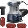 Exzenterschleifer 350 W mit Bremse, 125mm Schleifmaschine für Holz mit Staubabsaugung, 15 Schleifpapier, 6 Geschwindigkeiten 13000 U/min, Schleifmaschine für Holzbearbeitung, Schleifen 4 71TYyjSH6tL. AC SL1500