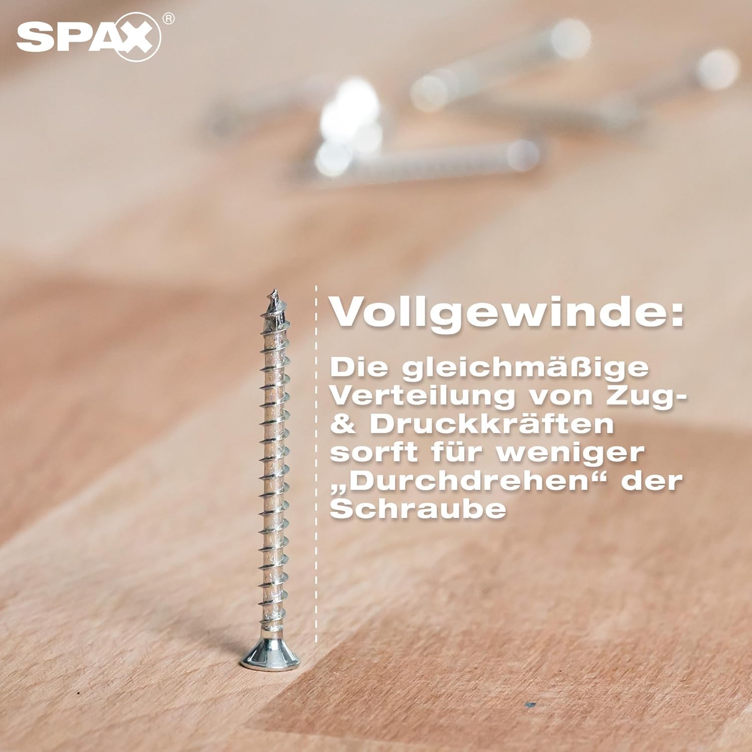 SPAX Universalschraube 3 x 20 mm, 180 Stück - Holzschrauben, Vollgewinde, Senkkopf, T-STAR plus T20, 4CUT Spitze, WIROX Beschichtung - 8000000286797 – Bild 3