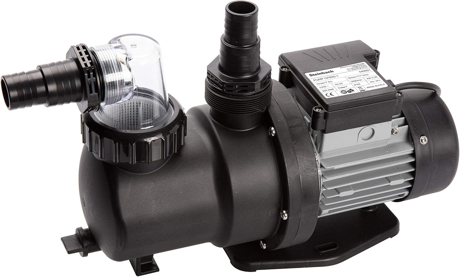 Steinbach Filterpumpe SPS 50-1 – 040921 – Hochwertige Filterpumpe aus Kunststoff für Pools mit bis zu 22.000 l 1 Steinbach Filterpumpe SPS 50-1 – 040921 – Hochwertige Filterpumpe aus Kunststoff für Pools mit bis zu 22.000 l