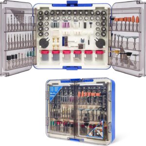 HARDELL Kit 508-teilig für Rotationswerkzeuge, kompatibel mit Dremel. Zubehör mit 1/8 Zoll (3,2 mm) zum Schleifen, Bohren, Polieren, Schnitzen und Gravieren. Vielseitig und umfangreich!