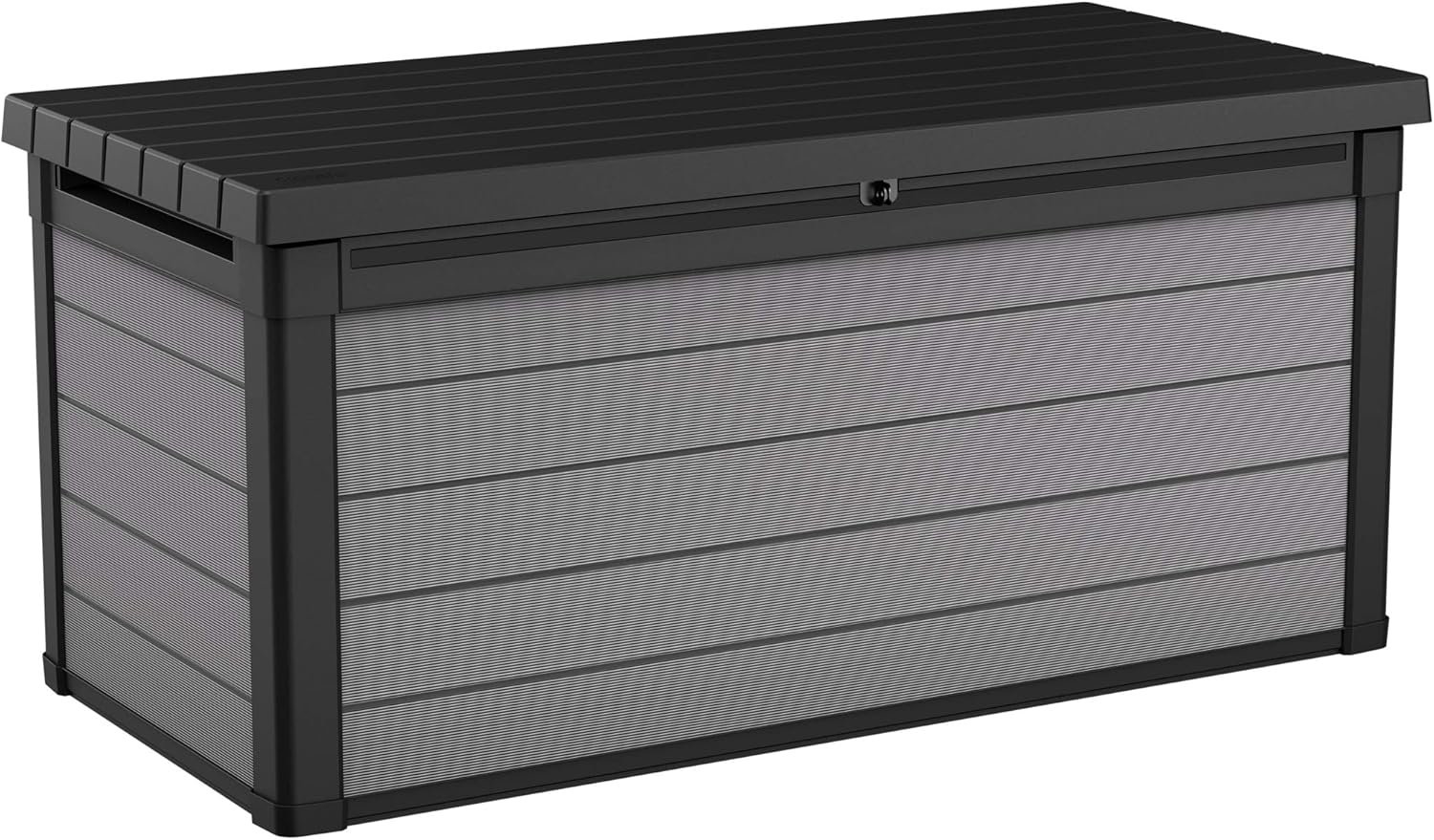 Ondis24 Keter Kissenbox Gartenbox XXL wasserdicht (570 Liter), Outdoor Auflagenbox, Premier Box, Sitztruhe, Kissentruhe Garten, Sitzbank – Bild 2