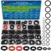 ZDBB 7 Größe Wasserschlauch Dichtung und 20 Größe O-Ring-Sortiment Kit 610 Stück Nitril Unterlegscheiben Set für Sanitär Wasserhahn Schlauch Dusche Kopf Druck Waschmaschine Dichtung Reparatur 6 81VW3EFQo6L. SL1500