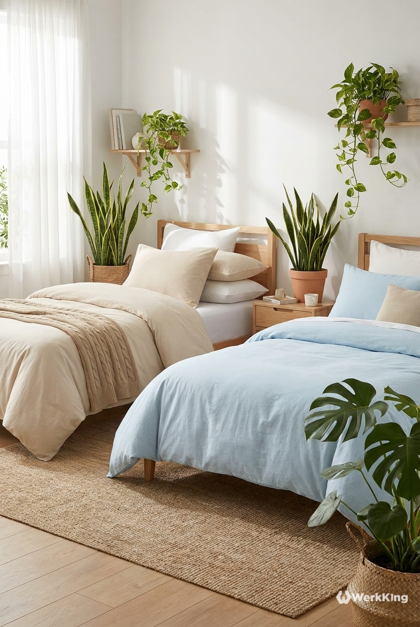 8 Ideen für dein Schlafzimmer nachhaltig und gesund 18 Zimmerschmuck: Pflanzliche Luftreiniger