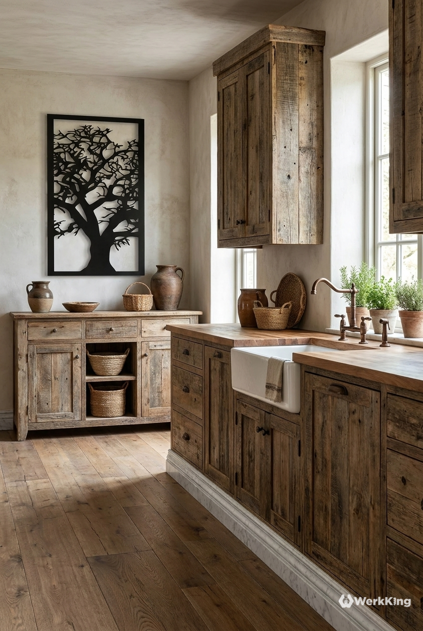 Fronten aus Altholz statt Industrie-Look