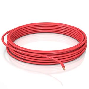 DCSk Fahrzeugleitung 10mm² 10m FLRY B asymmetrisch Anlasserkabel Batteriekabel 10 mm² - KFZ Kabel Stromkabel Litze - Rot - 10mm2