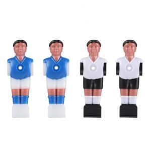 UKCOCO 4 Stück Tischkicker Figuren 11cm: Tischfußball-Spieler-Ersatzset - Kickerfiguren Tischfußball Maschine Zubehör Harz Fußballspieler Ersatzteile für Tischkicker Spielzeug für Kinder
