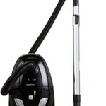 Amazon Basics Staubsauger mit Beutel- VCB35B15C-1J7W-70, leistungsstark, kompakt und leicht, für Hart- und Teppichböden, HEPA-Filter, 700 W, 1.5 l, EU, Schwarz