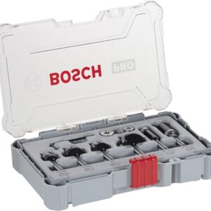 Bosch Professional 6tlg. Rand- und Kantenfräser Set (für Holz, für Oberfräsen mit 6 mm Schaft)
