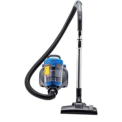 Amazon Basics Zylinder-Staubsauger, leistungsstark, kompakt und leicht, ohne Beutel, für Hart- und Teppichböden, HEPA-Filter, 700 W, 2.0 L, EU, Schwarz/Blau 1 Amazon Basics Zylinder-Staubsauger, leistungsstark, kompakt und leicht, ohne Beutel, für Hart- und Teppichböden, HEPA-Filter, 700 W, 2.0 L, EU, Schwarz/Blau
