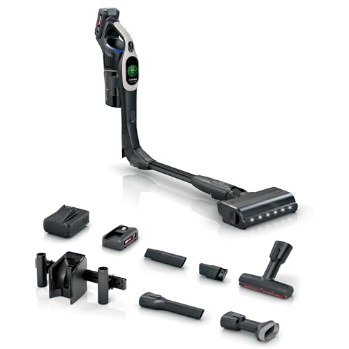 Bosch Akku-Staubsauger Unlimited 10 BKS1042GQC, kabellos, TFT-Display, Staubkomprimierung, HEPA-Filtersystem, 10 J. Motorgarantie, bis zu 2*80 Min. Akkulaufzeit, LED-Beleuchtung, schnelles Laden, grau 1 Bosch Akku-Staubsauger Unlimited 10 BKS1042GQC, kabellos, TFT-Display, Staubkomprimierung, HEPA-Filtersystem, 10 J. Motorgarantie, bis zu 2*80 Min. Akkulaufzeit, LED-Beleuchtung, schnelles Laden, grau