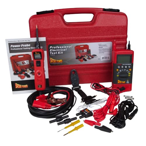 Power Probe PPROKIT01 Kit Elektrischer Schaltkreisprüfer für die Fahrzeugtechnik, enthält 3 und Multimeter PPDMM CAT.IV und Zubehör 1 Power Probe PPROKIT01 Kit Elektrischer Schaltkreisprüfer für die Fahrzeugtechnik, enthält 3 und Multimeter PPDMM CAT.IV und Zubehör