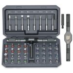 Nuoyiman 42-in-1-Magnetschraubendreher-Set, Magnetschraubendreher-Set mit austauschbarem Ratschengriff, Aufbewahrungskoffer und 40 Bits, für Möbel, Computer, Fahrräder und Heimwerkerarbeiten