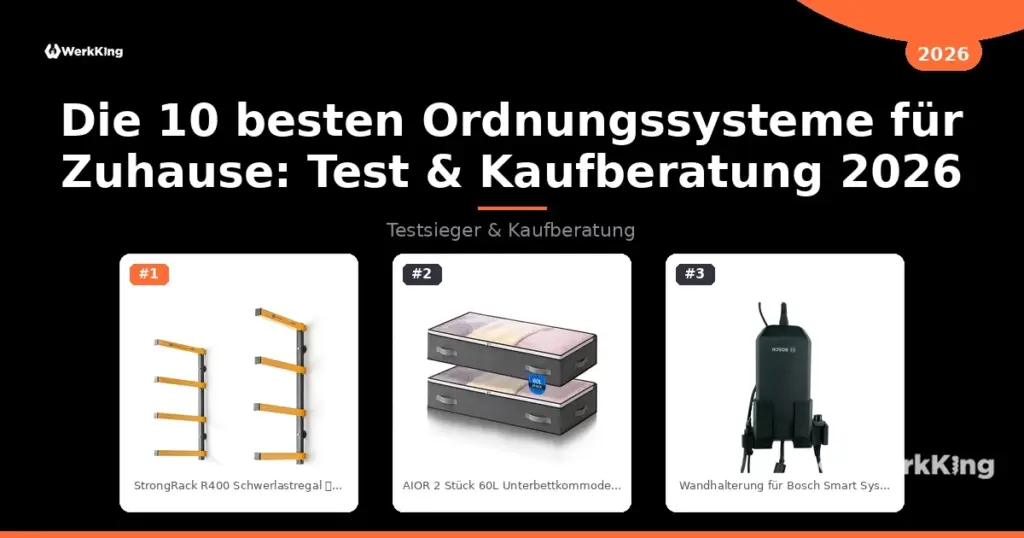 Die 10 besten Ordnungssysteme für Zuhause: Test & Kaufberatung 2026