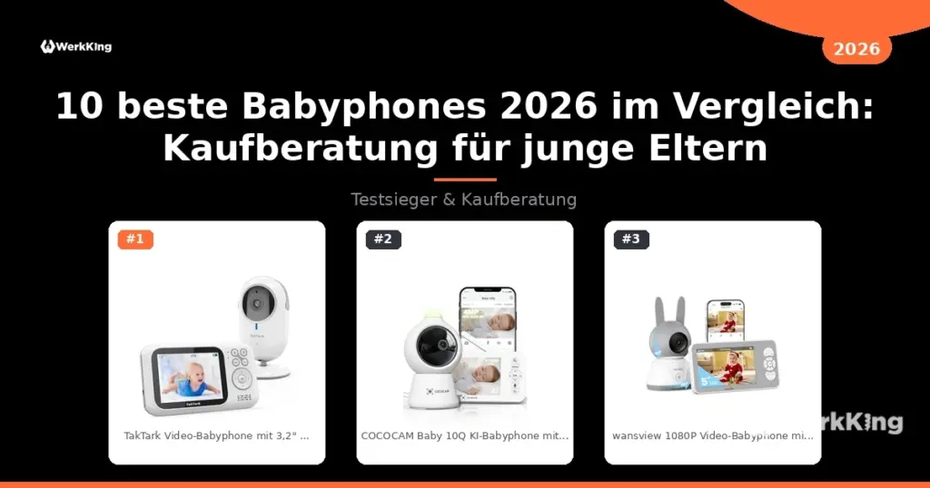 10 beste Babyphones 2026 im Vergleich: Kaufberatung für junge Eltern