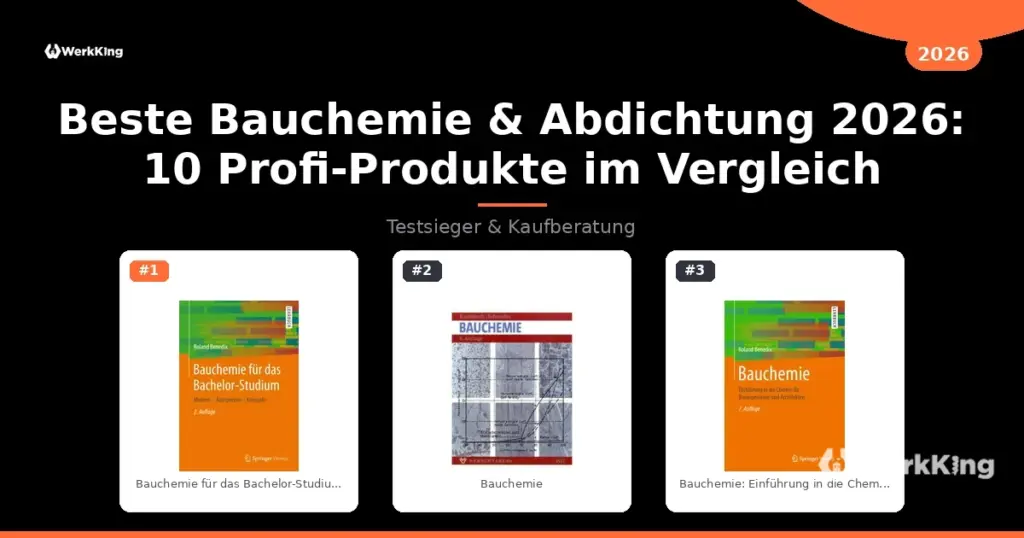 Beste Bauchemie & Abdichtung 2026: 10 Profi-Produkte im Vergleich