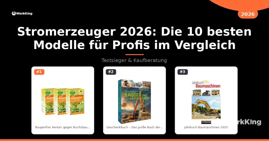 Stromerzeuger 2026: Die 10 besten Modelle für Profis im Vergleich 24 featured baumaschinen stromerzeuger 1781112023