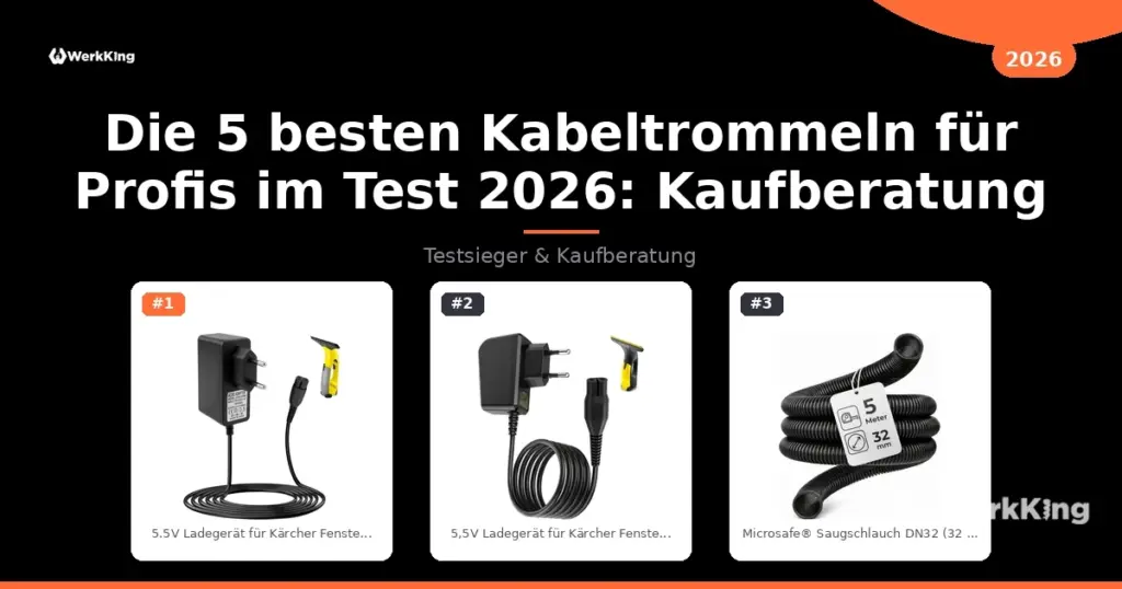 Die 5 besten Kabeltrommeln für Profis im Test 2026: Kaufberatung