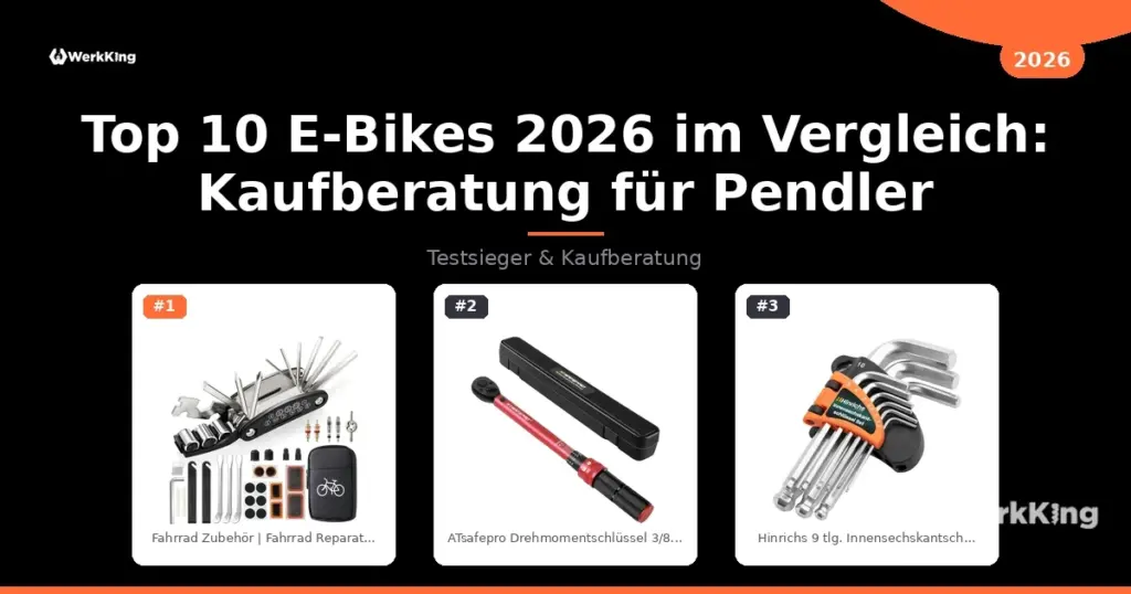 Top 10 E-Bikes 2026 im Vergleich: Kaufberatung für Pendler
