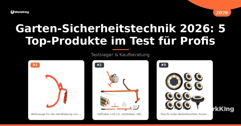 Garten-Sicherheitstechnik 2026: 5 Top-Produkte im Test für Profis