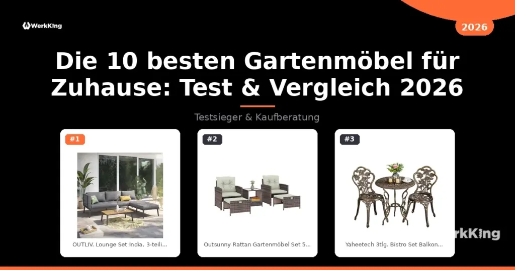 Die 10 besten Gartenmöbel für Zuhause: Test & Vergleich 2026