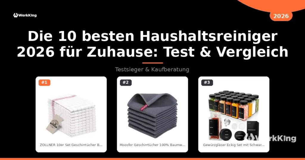 Die 10 besten Haushaltsreiniger 2026 für Zuhause: Test & Vergleich