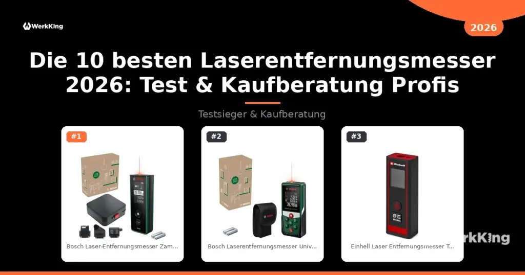 Die 10 besten Laserentfernungsmesser 2026: Test & Kaufberatung Profis