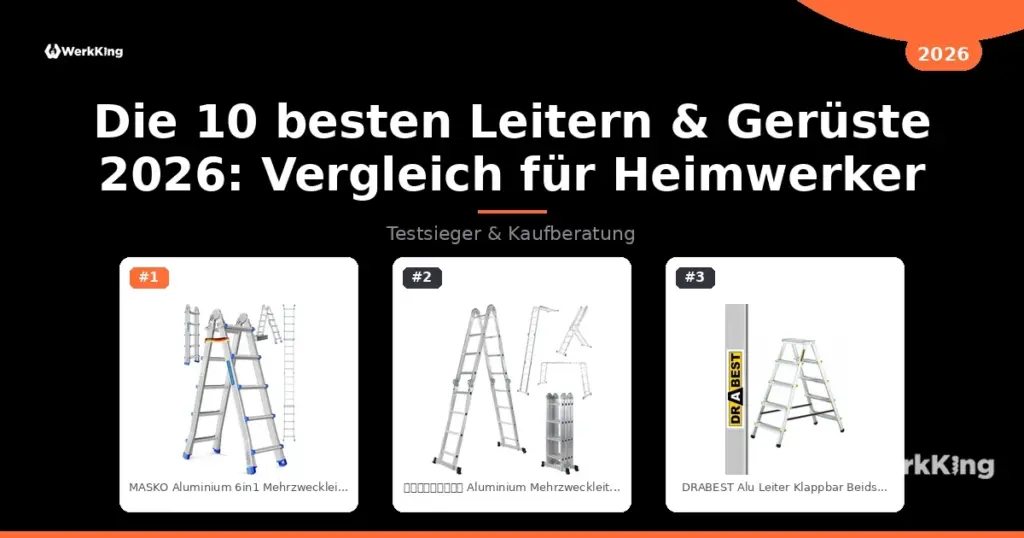 Die 10 besten Leitern & Gerüste 2026: Vergleich für Heimwerker