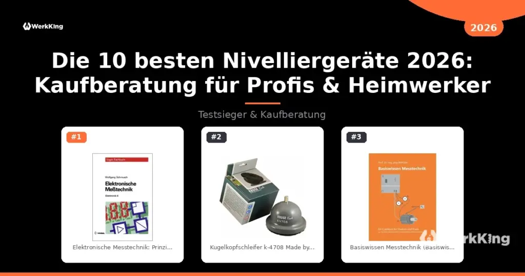 Die 10 besten Nivelliergeräte 2026: Kaufberatung für Profis & Heimwerker