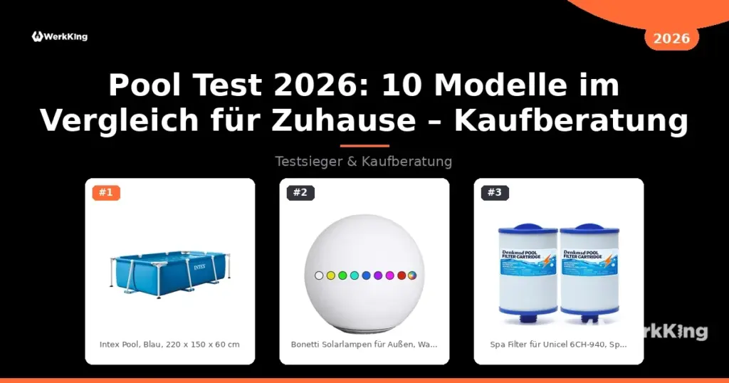 Pool Test 2026: 10 Modelle im Vergleich für Zuhause – Kaufberatung