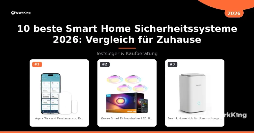 10 beste Smart Home Sicherheitssysteme 2026: Vergleich für Zuhause
