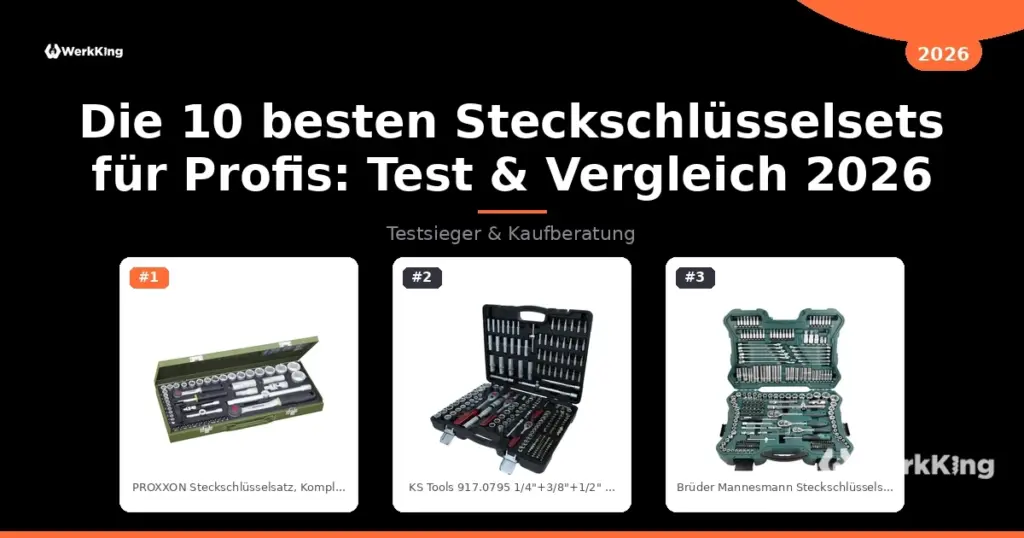 Die 10 besten Steckschlüsselsets für Profis: Test & Vergleich 2026