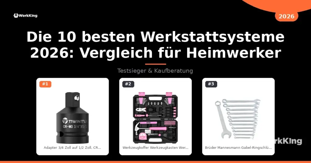 Die 10 besten Werkstattsysteme 2026: Vergleich für Heimwerker